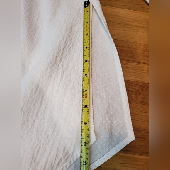 Anthropologie Maeve white textured tunic shirt - Picture 4 of 4